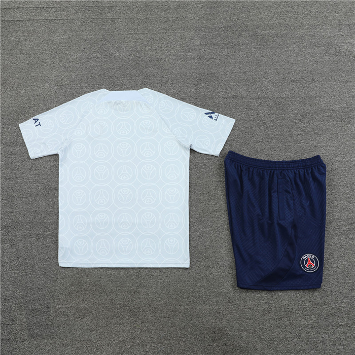Chandal del Paris Saint-Germain Manga Corta 2022-2023 Gris - Pantalon Corto